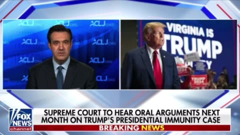 Jordan Sekulow on Trump's PRESIDENTIAL IMMUNITY CASE