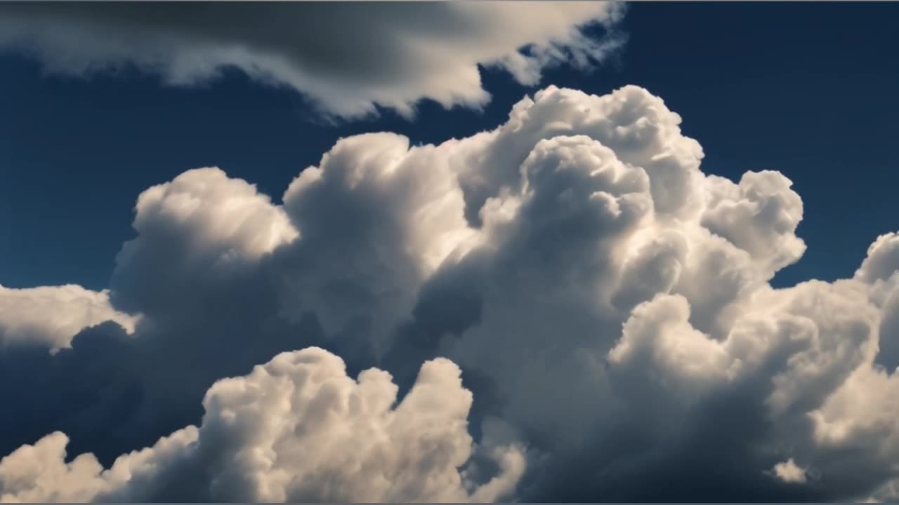 Beautiful Clouds Changing Scene