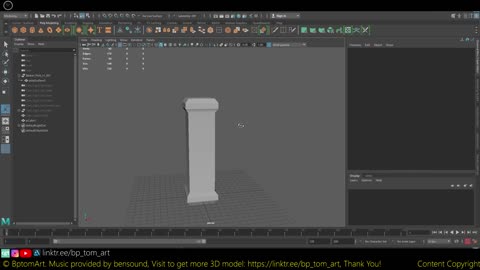 Barber Pole v1 001 3D Modeling Timelapse