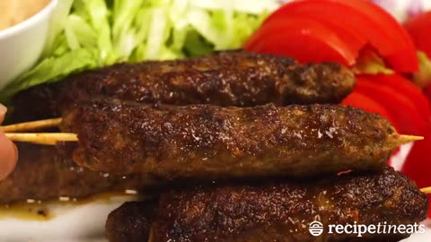 Greek Lamb Koftas Kebabs