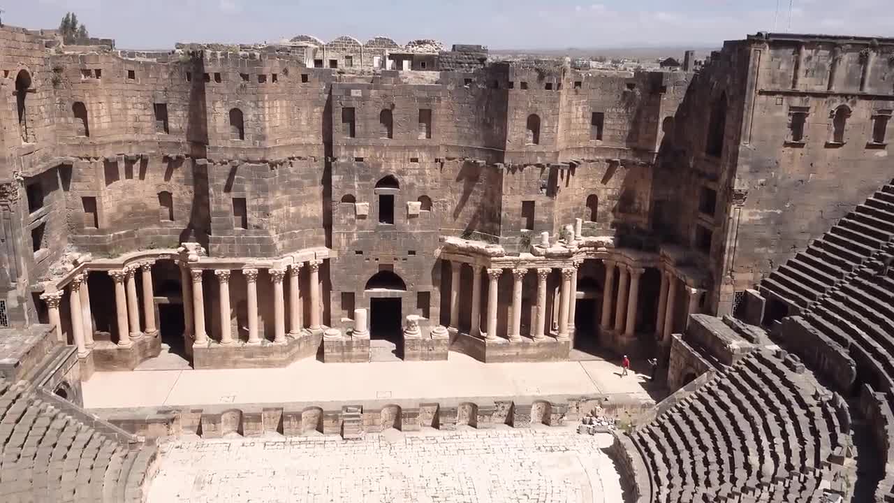 Ancient City of Bosra, Syria [Amazing Places 4K]