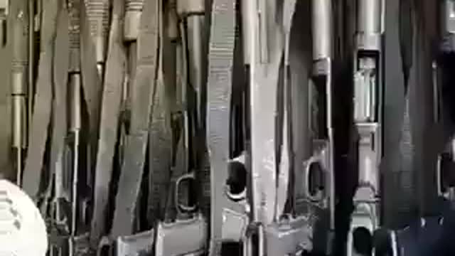 Taliban soldiers find weapons cash