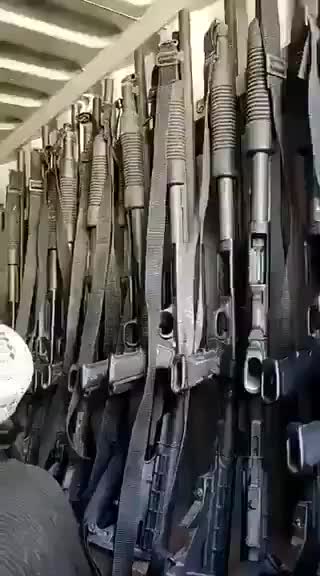 Taliban soldiers find weapons cash