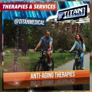 #TitanMedical has amazing Anti-aging Therapies to help you feel younger!