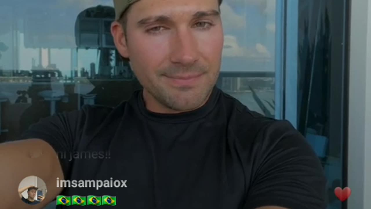 James Maslow from big time rush Instagram live 4/27/23
