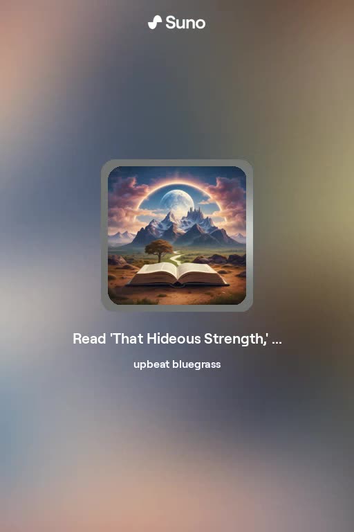 "Read 'That Hideous Strength' You Dummy" version 3