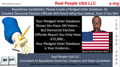 Create a Pledged Voter Database. Or, Democrat Election Officials Will Pencil-Whip Your Defeat