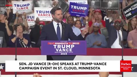 JD Vance explodes on Harris after she question's Vance loyalty to US