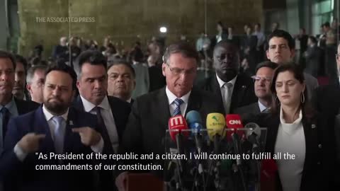 Brazil's Bolsonaro vows to follow constitution