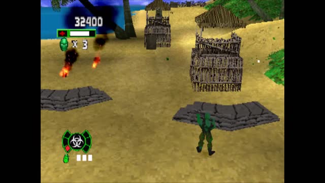 Storming the Beaches of Army Men: Green Rogue (PS1) Gameplay Presentation