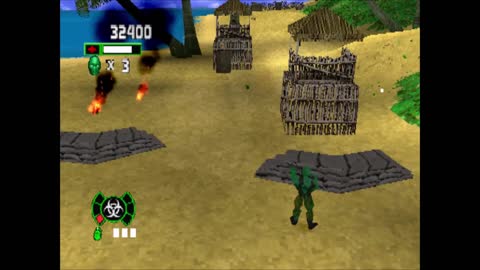 Storming the Beaches of Army Men: Green Rogue (PS1) Gameplay Presentation