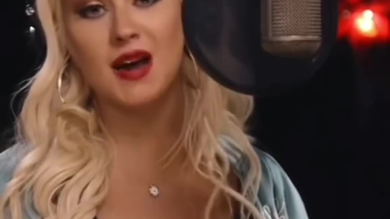 Christina Aguilera in het Masterclass