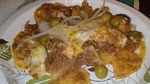 Meal, Ground Beef Nachos, Mexican Fiesta, Dbn, MI, 1/11/24