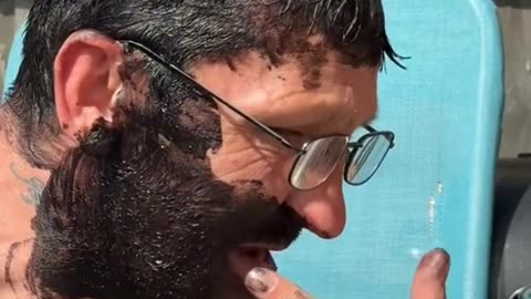 He wanted to dye his hair & beard