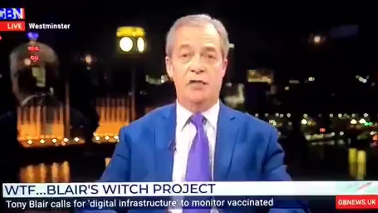 Nigel Farage on the WEF and Tony Blair: