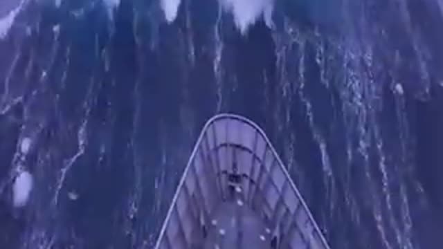 Wild Footage of Ship 🛳 caught in a Previous Stormy 🌊 in the Atlantic Oceans 🌊