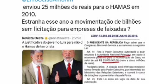 Integrantes do Hamas no Brasil esses dois vagabundos. Enviaram 25 milhões para o HAMAS.