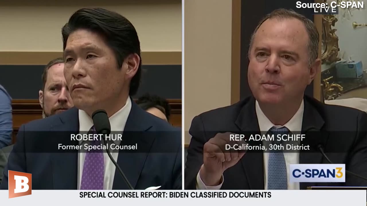 Shifty Schiff Attacks Special Counsel Robert Hur, Alleges Anti-Biden Bias