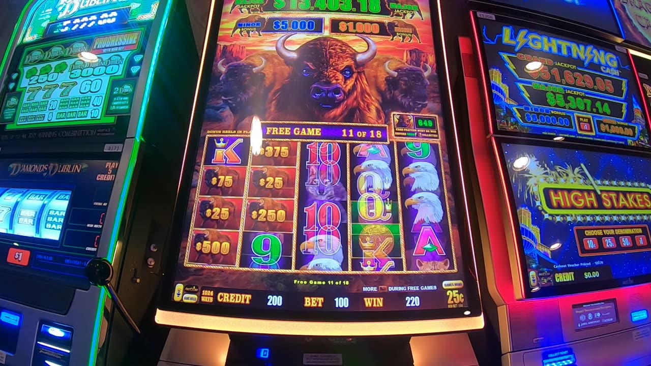 Buffalo Cash Slot Machine Play Bonuses Free Games!