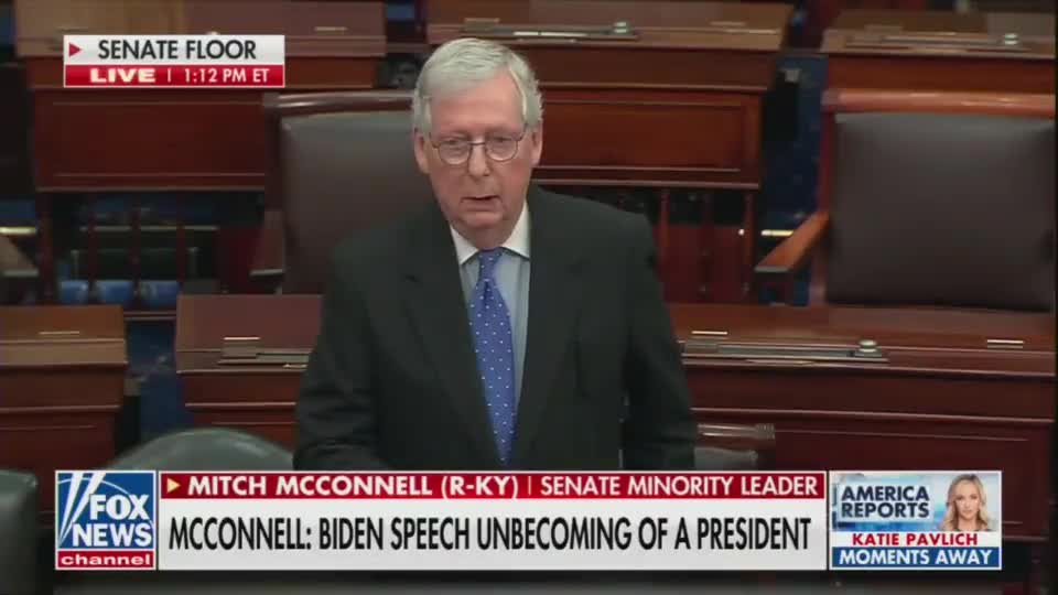 Mitch McConnell: "In less than a year, restoring the soul of America has become this: Agree with me, or you're a bigot."