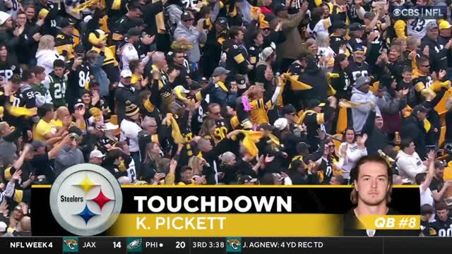 Minkah Fitzpatrick INT return leads to Kenny Pickett's 1st NFL TD