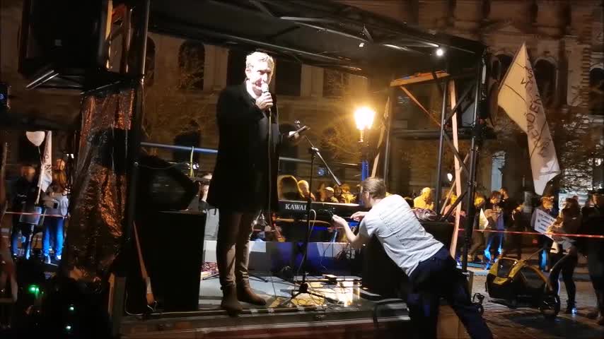 ANSELM LENZ - DRESDEN, Theaterplatz, 29 10 2022 - TAG DER FREIHEIT