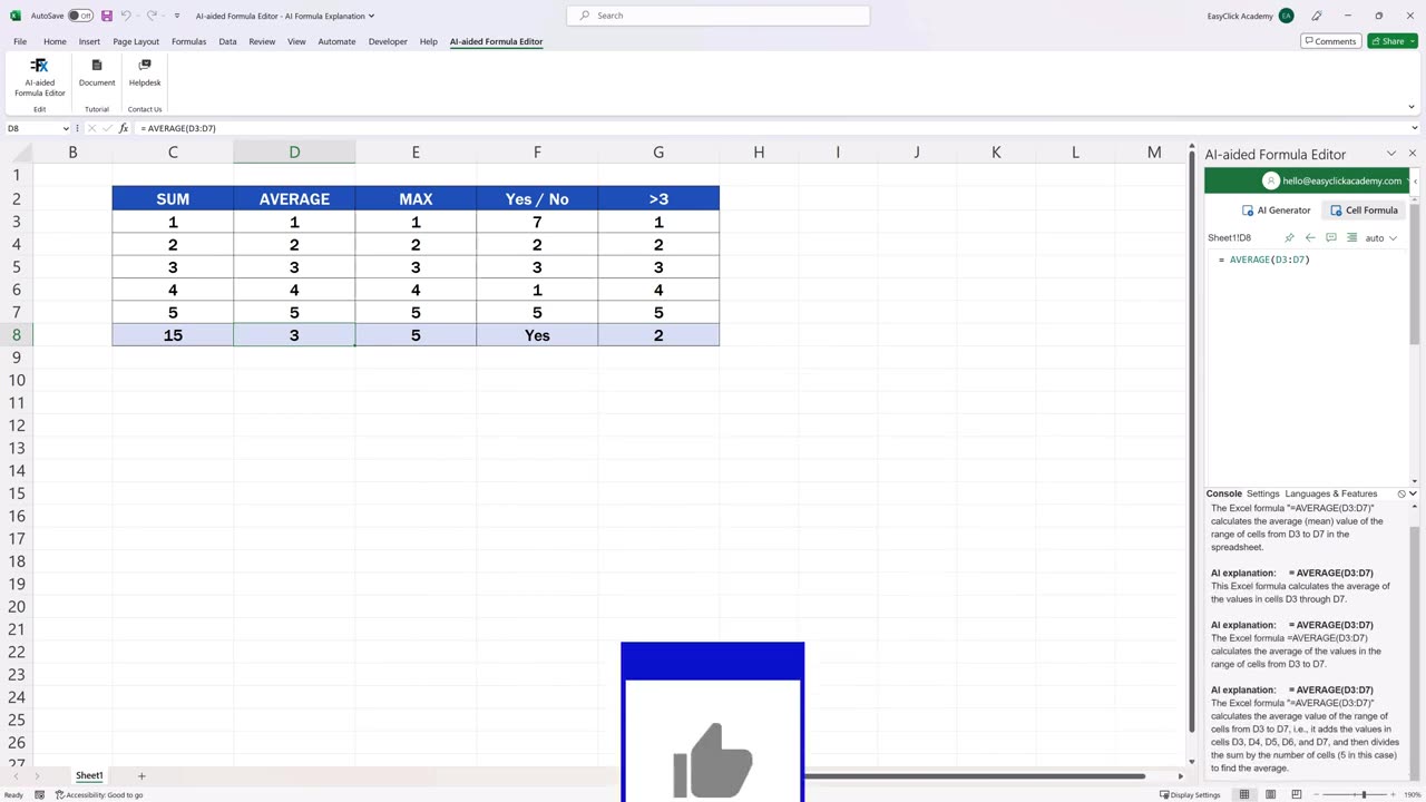 No Stress About Excel Formulas