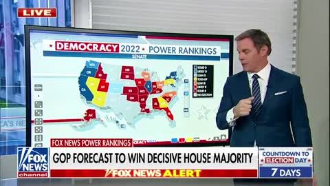 The latest forecast shows a very tall order for the Dems to take the house.