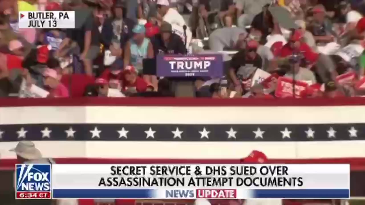 Secret Service and DHS sued over assassination attempt documents