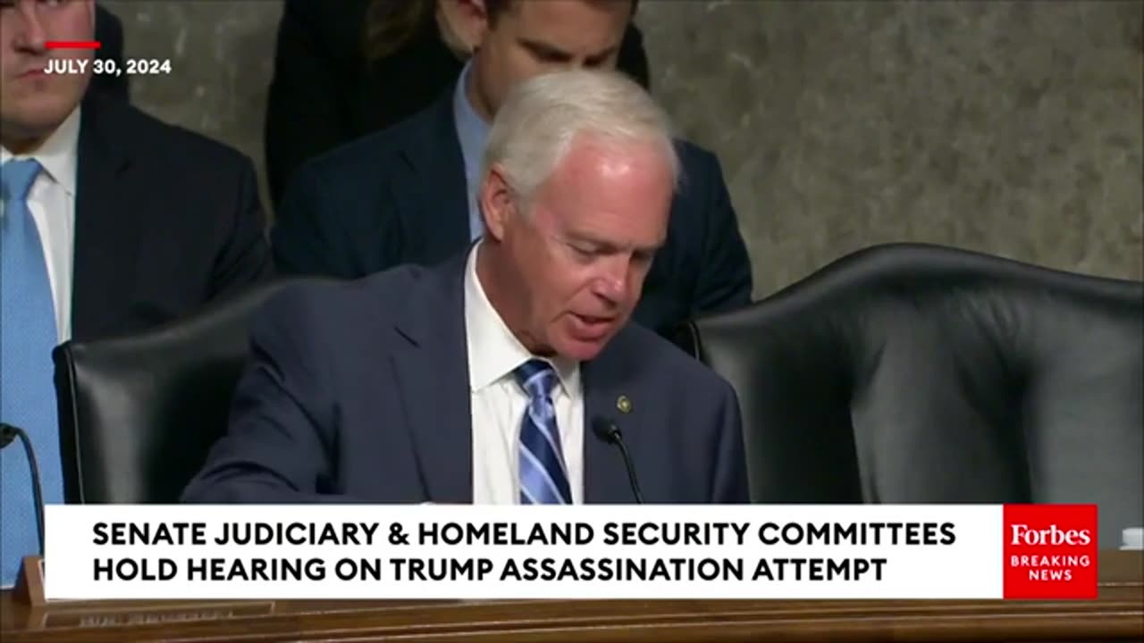 'If You Don't Want Conspiracy Theories To Spread..Ron Johnson Confronts Head Of Secret Service