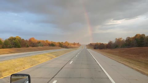 Rainbow over Talemena Oklahoma