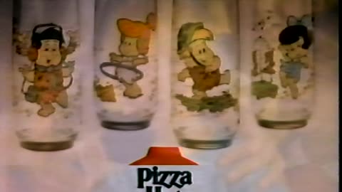 April 2, 1987 - Flintstones Glasses at Pizza Hut