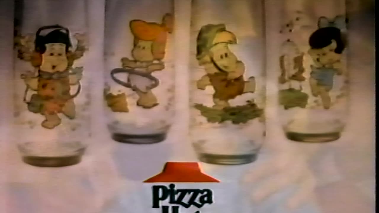 April 2, 1987 - Flintstones Glasses at Pizza Hut