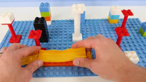 Best Toy Learning Video for Kids Building Block Lego Car Track!