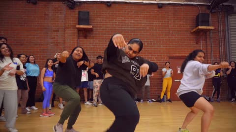 White Brown Black - Bhangra Funk Dance ( Los Angeles Class ) - BbFunk