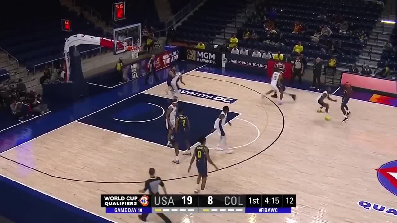 🇺🇸 USA vs 🇨🇴 Colombia Basketball Highlights - #FIBAWC 2023 Americas Qualifiers