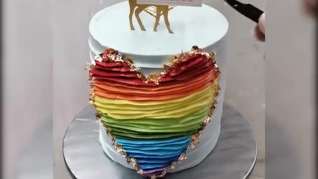 5 minutes cooking - Rainbow Cake