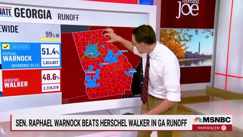 Steve Kornacki: Changing Demographics In Atlanta Area Helped Warnock's Campaign