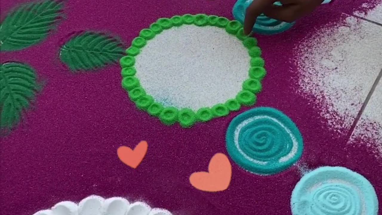 Beautiful rangoli