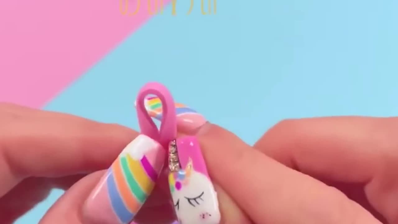 DIY UNICORN MINI BAG KEY CHAIN #shorts #youtubeshorts