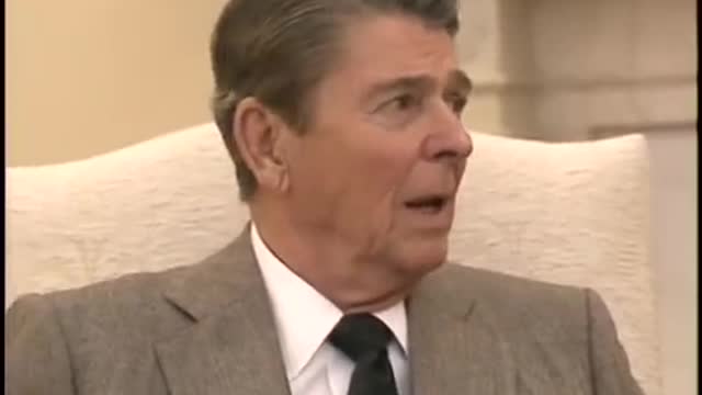 President Reagan Greets President Elect George Bush at White House in November