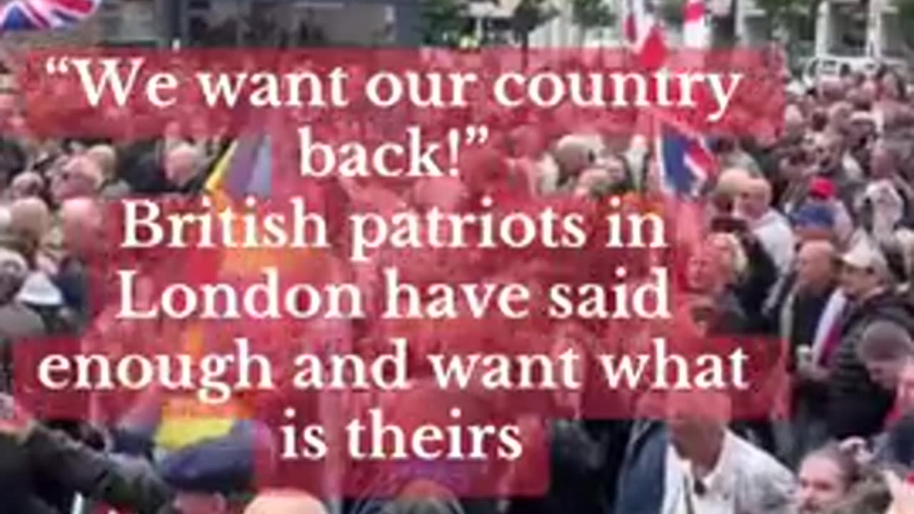 WE WANT OUR COUNTRY BACK