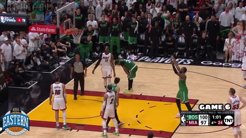 INSANE GAME! CELTICS vs HEAT GAME | 6 ECF Final minutes NBA playoffs