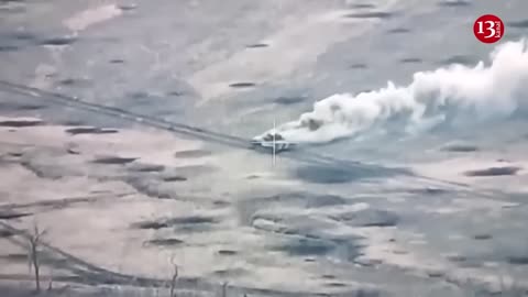 Ambushed with large force, Russians sought to escape by leaving the burning tanks