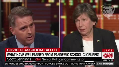 Parent SMOKES School Board boss Randi Weingarten to her FACE LIVE
