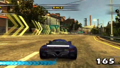 Burnout Dominator - World Tour Super Series Event 12 Race 1 Gameplay(PPSSPP HD)