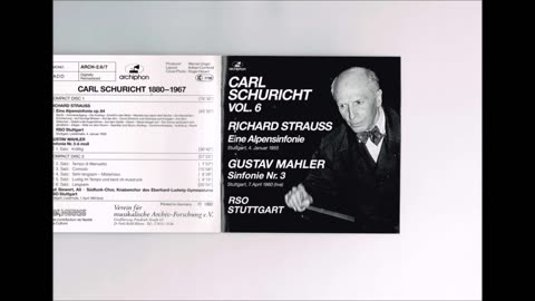 Mahler - Symphony No.3 Schuricht Stuttgart live