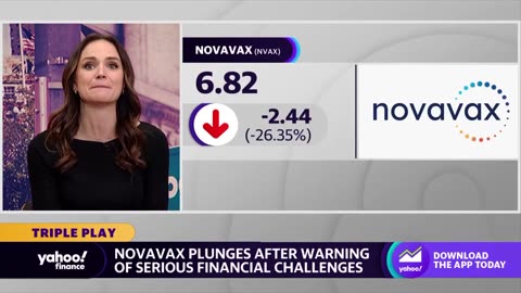 Novavax Stock Plunges 25% After the COVID-19 Vaccine Maker Warns It Could Go Out of Business