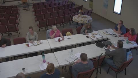 Wednesday Evening Bible Study at Moose Creek Baptist Church 7/31/2024