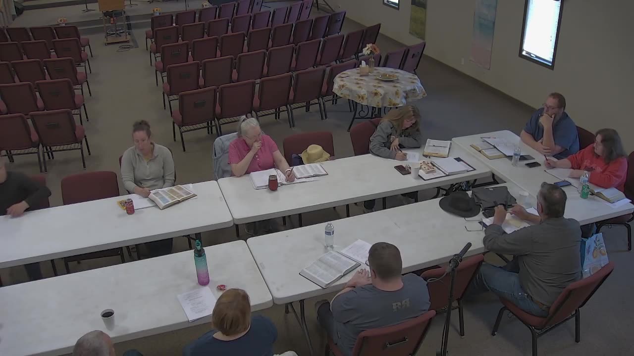Wednesday Evening Bible Study at Moose Creek Baptist Church 7/31/2024